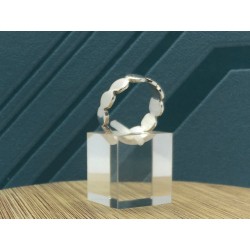 Mt 16,8 zilveren rondjes ring